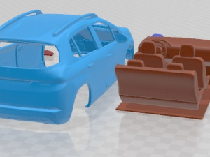 Peugeot 2008 2013 Printable Car 3D Print Model