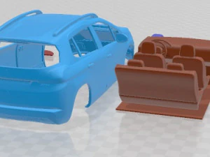 Peugeot 2008 2013 Printable Car 3D Print Model