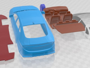 Hyundai Sonata 2024 Printable Car Modelo de Impressão 3D