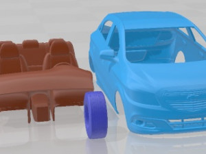 Chevrolet Onix 2013 Printable Car Modelo de impresión 3D