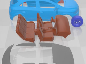 Chevrolet Onix 2013 Printable Car Modelo de impresión 3D