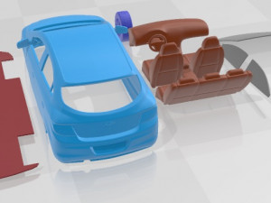 Chevrolet Onix 2013 Printable Car Modelo de impresión 3D