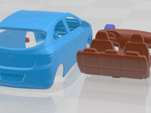 Chevrolet Onix 2013 Printable Car Modelo de impresión 3D
