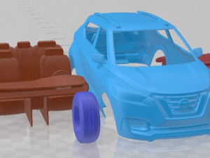 Nissan Kicks 2014 Printable Car 3D Принт Модель