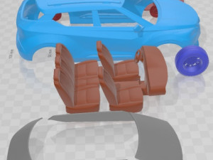 Nissan Kicks 2014 Printable Car 3D Принт Модель