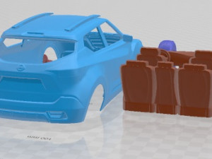 Nissan Kicks 2014 Printable Car 3D Принт Модель