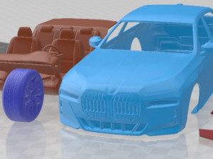I7 M70 Printable Car 3D Print Model