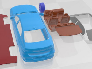 I7 M70 Printable Car 3D Принт Модель