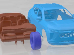 Chevrolet Trax RS 2024 Printable Car 3D Print Model