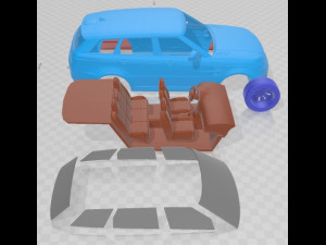 Land Rover Range Rover Sport SVR 2015 Printable Car Model Cetak 3D