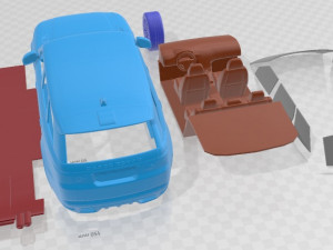 Land Rover Range Rover Sport SVR 2015 Printable Car Model Cetak 3D
