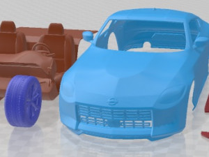 Nissan Z 2023 Printable Car 3D प्रिंट मॉडल