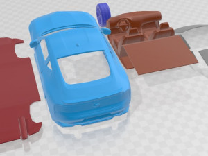 Nissan Z 2023 Printable Car Modelo de Impressão 3D