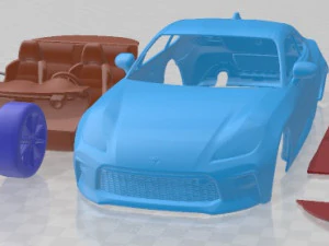 Coche Imprimible Toyota GR 86 2022 Modelo de impresión 3D