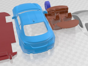 Toyota GR 86 2022 Printable Car 3D 프린트 모델