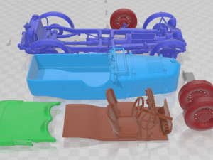 Bentley 45 Blower 1929 Printable Car Modelo de Impressão 3D