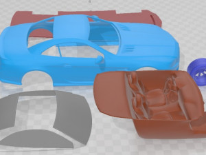 Mercedes Benz SL Class R321 AMG 2013 Printable Car 3D Принт Модель
