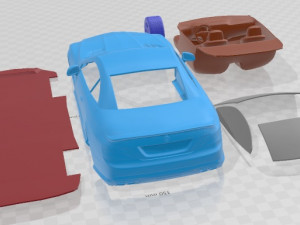 Mercedes Benz SL Class R321 AMG 2013 Printable Car 3D Принт Модель