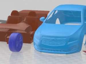 Автомобіль для друку Chevrolet Cruze Sedan 2015 3D Принт Модель