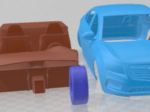 Chevrolet Cruze Sedan 2015 Printable Car Modelo de impresión 3D