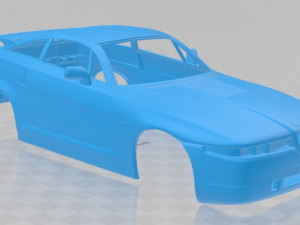 Alfa Romeo SZ 1989 Printable Body Car Model do druku 3D
