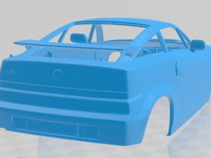 Alfa Romeo SZ 1989 Printable Body Car Model do druku 3D
