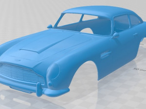 Aston Martin DB5 Printable Body Car 3D प्रिंट मॉडल