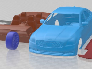 Kia K900 2019 Printable Car 3Dプリントモデル