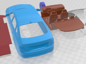 Kia K900 2019 Printable Car Modèles 3D en vedette
