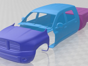 Dodge Ram 2500 Printable Body Car 3D Print Model
