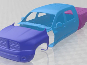 Dodge Ram 2500 Printable Body Car 3D Print Model
