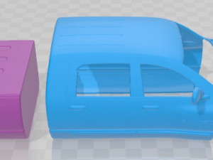 Dodge Ram 2500 Printable Body Car 3D Print Model