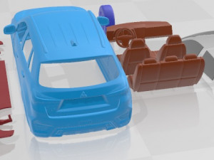 Mitsubishi ASX Outlander Sport 2020 Printable Car 3D Принт Модель