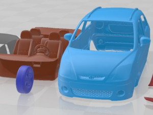 Daewoo Matiz M250 2011 Printable Car 3D 프린트 모델