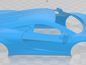 ATS GT 2021 Printable Body Car 3D Print Model