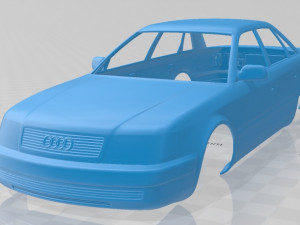Audi 100 C4 Sedan 1991 Printable Body Car 3D Print Model