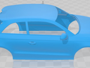 Audi A1 2010 Printable Body Car 3D printmodel