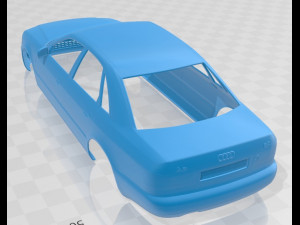 Audi A8 D2 1999 Printable Body Car 3D Print Model
