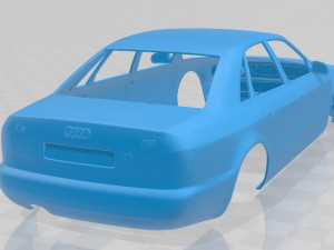 Audi A8 D2 1999 Printable Body Car 3D Print Model