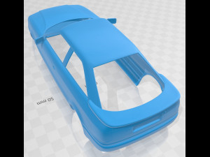 Audi Coupe 1991 Printable Body Car 3D Print Model