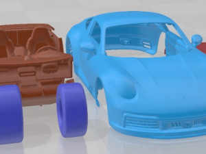 Porsche 911 Targa 2021 Printable Car 3D Принт Модель