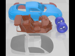 Porsche 911 Targa 2021 Printable Car 3D Print Model