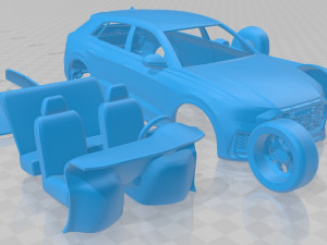 Audi Q8 RS 2020 Printable Car Modèles 3D en vedette