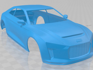 Audi Quattro 2012 Printable Body Car 3D प्रिंट मॉडल