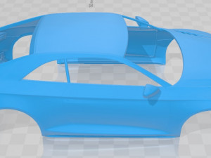 Audi Quattro 2012 Printable Body Car 3D प्रिंट मॉडल