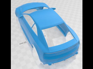 Audi Quattro 2012 Printable Body Car 3D प्रिंट मॉडल