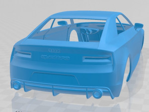 Audi Quattro 2012 Printable Body Car 3D प्रिंट मॉडल
