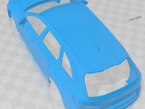 Audi RS4 Avant 2020 Printable Body Car 3D Baskı Modeli