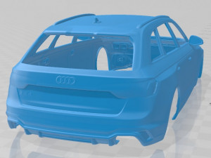 Audi RS4 Avant 2020 Printable Body Car 3D Baskı Modeli
