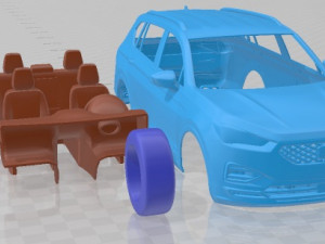 Seat Tarraco FR 2021 Printable Car 3D Принт Модель